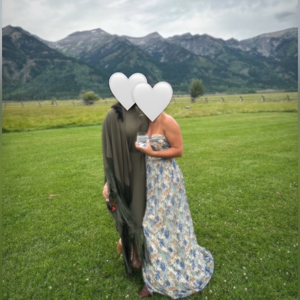 Taller Marmo “Mrs. Ross” Fringe Caftan Dress